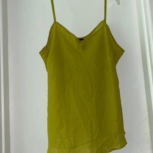 Green polyester camisole